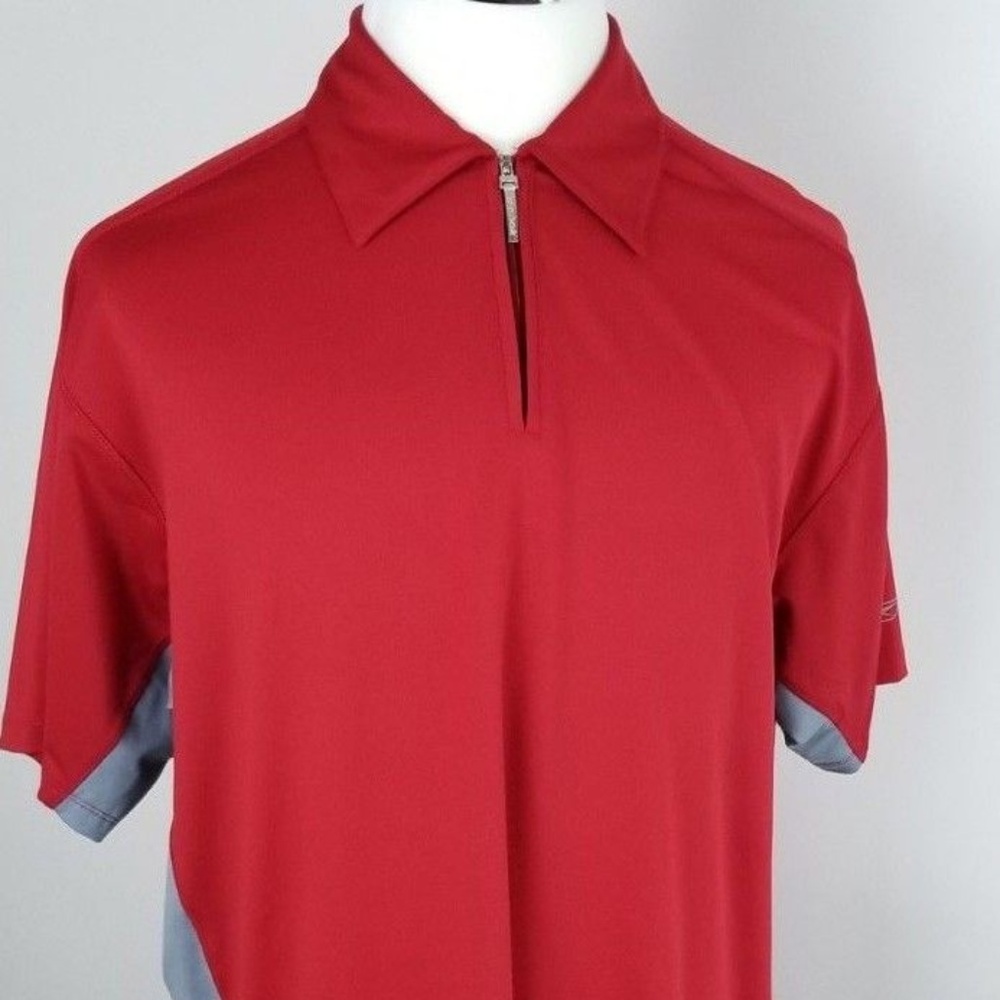 Reebok Play Dry Mens 1/4 Zip Shirt XL